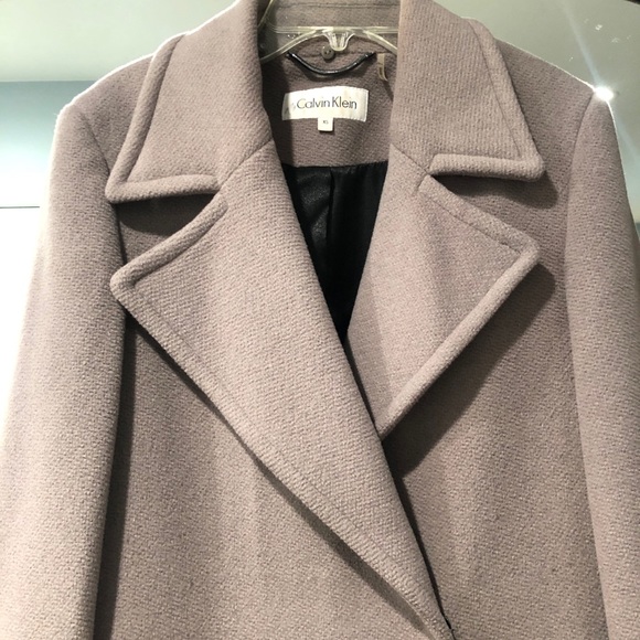 Lilac Calvin Klein Coat - Picture 3 of 9